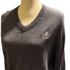 Jos A. Bank Signature Merino Wool Sweater, Alabama Crimson Tide Golf, Men Large